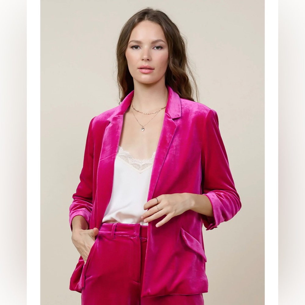 NWT Pink Blazer, Skies Are Blue, Size Small